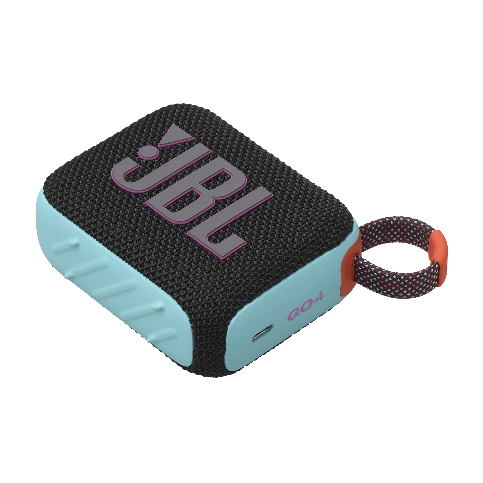 JBL Go 4 - Black and Orange - Ultra-Portable Bluetooth Speaker - Detailshot 4